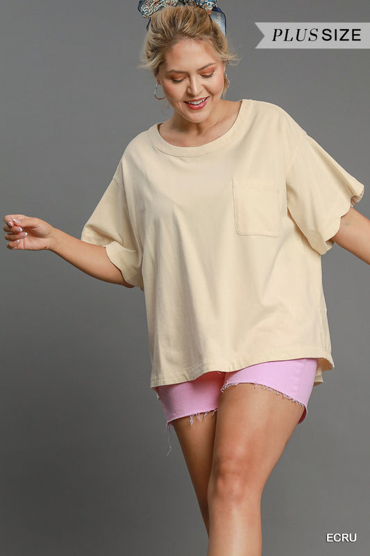 Scallop Tee