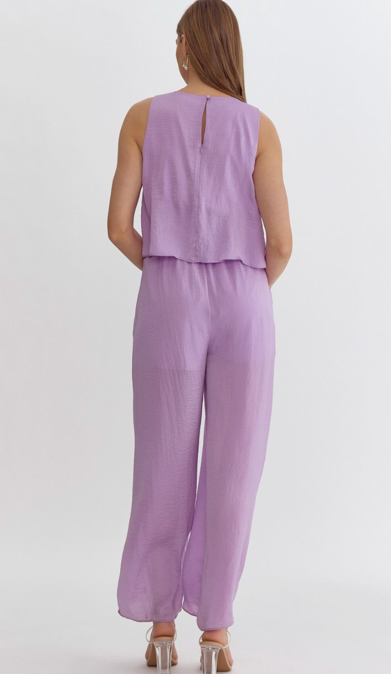 Lavender Breeze Jumpsuit