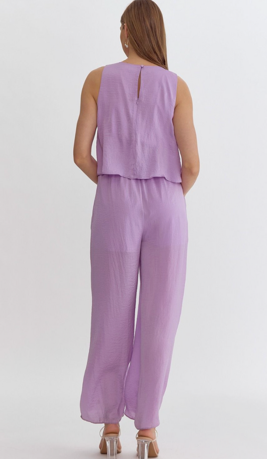 Lavender Breeze Jumpsuit