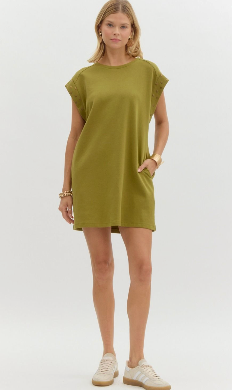 Olive Edge Dress