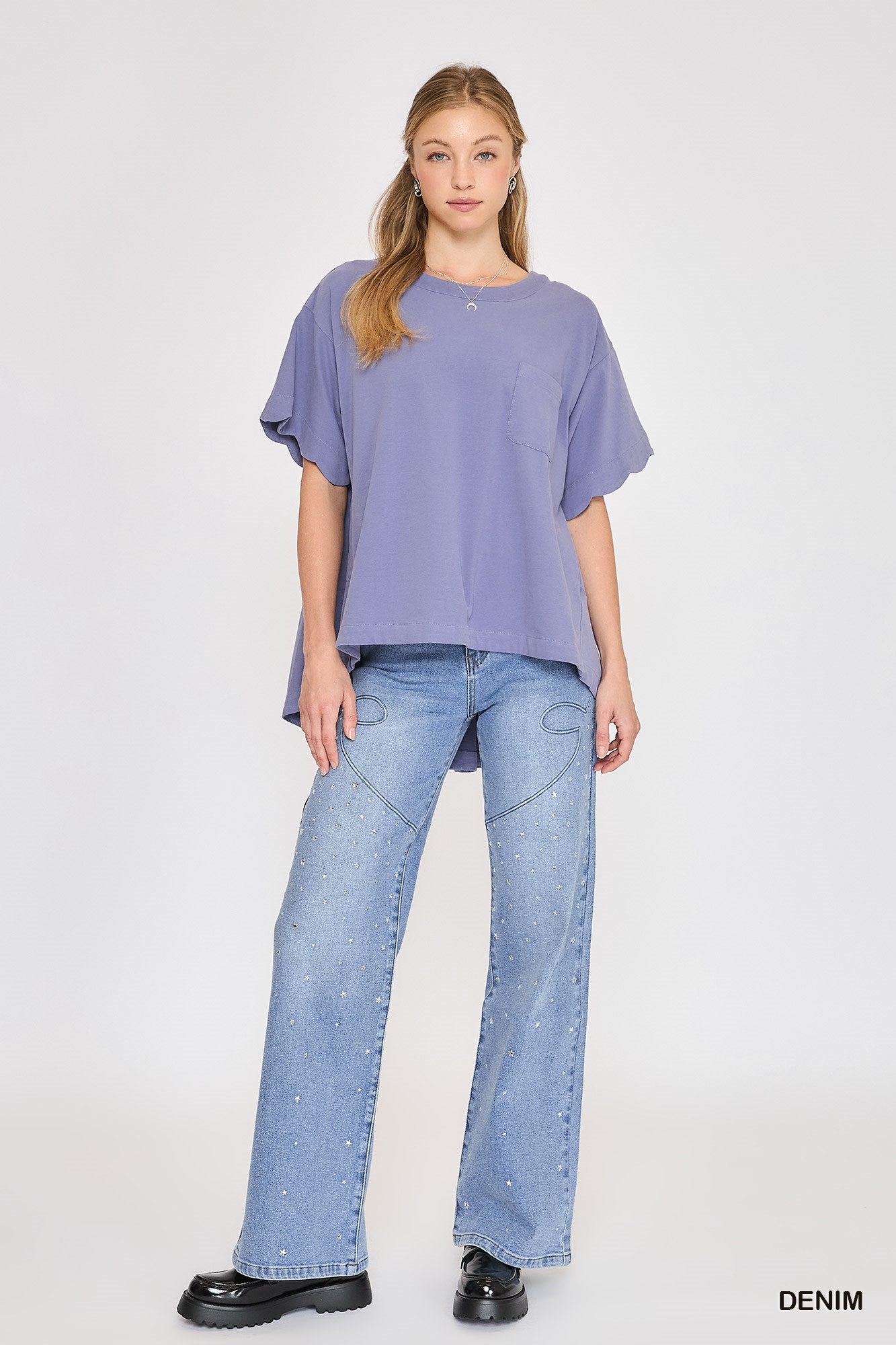 Scalloped & Sweet Top