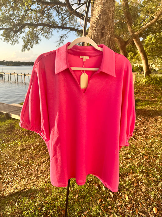 Magenta Moment Top