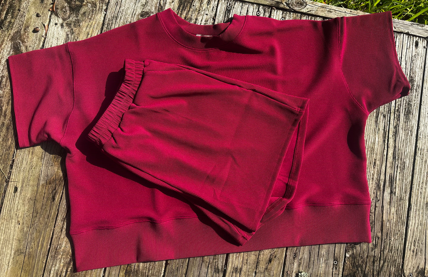 Zenana Ribbed Set