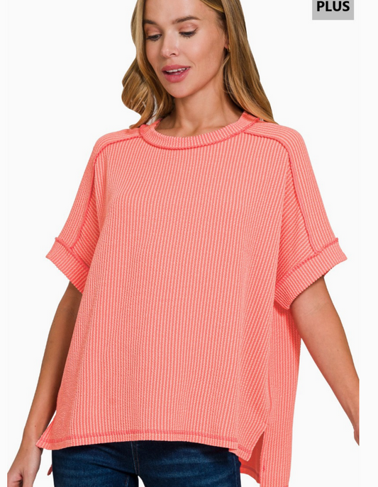 Coral Kiss Top