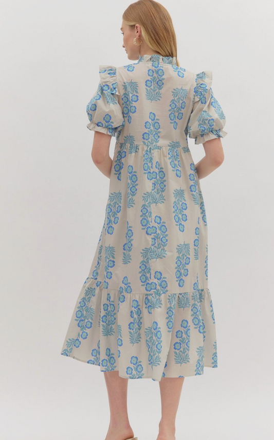 Blue Skies & Blooms Maxi