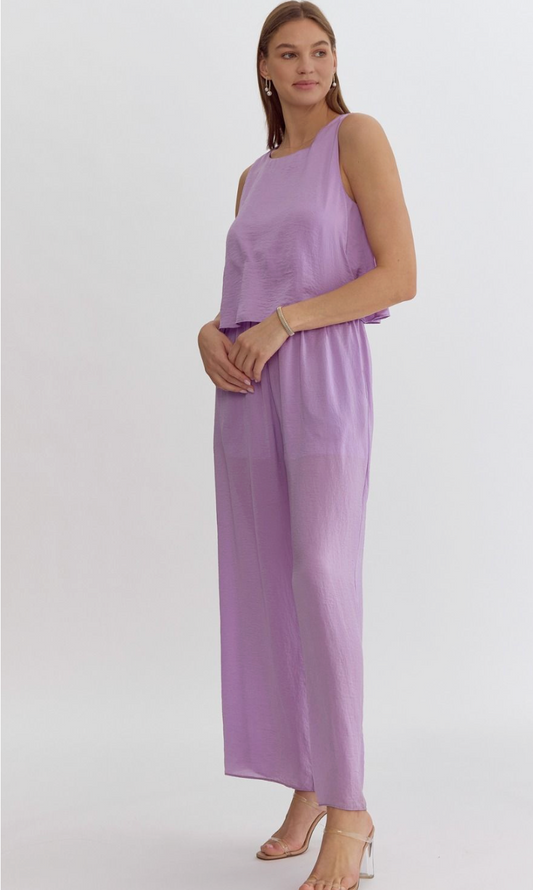 Lavender Breeze Jumpsuit