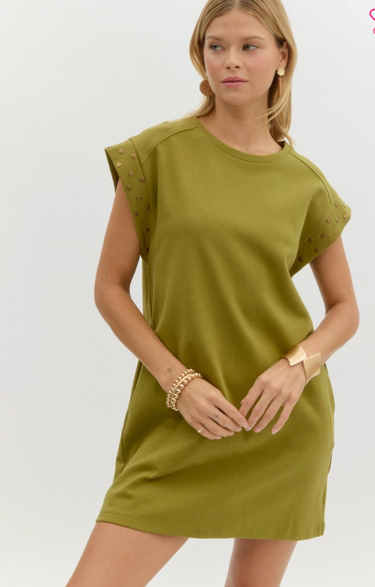 Olive Edge Dress