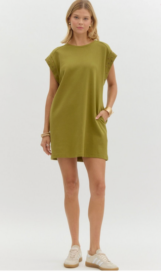 Olive Edge Dress