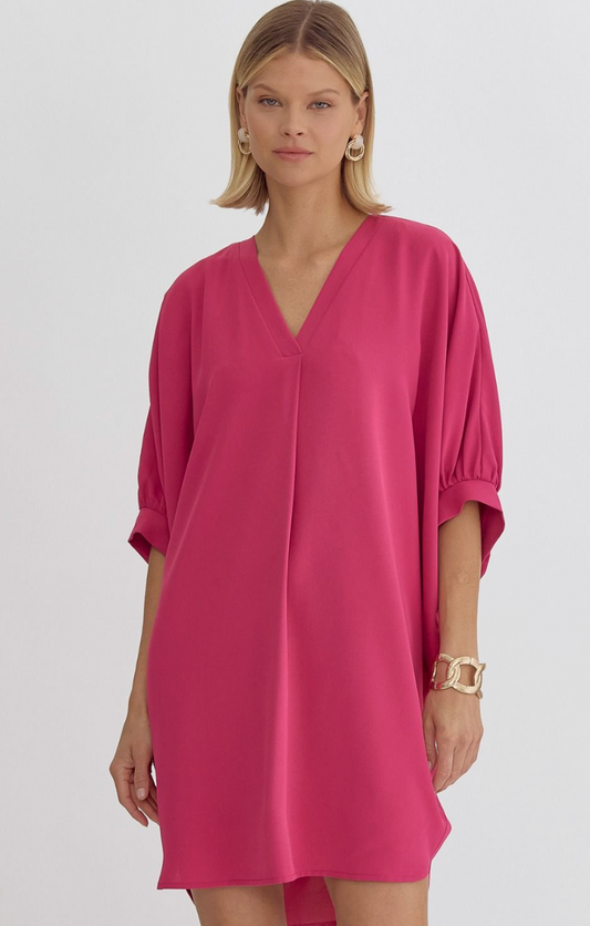 Magenta Moment Dress