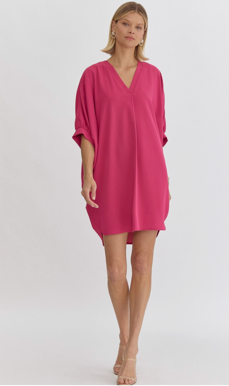 Magenta Moment Dress