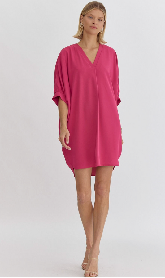 Magenta Moment Dress