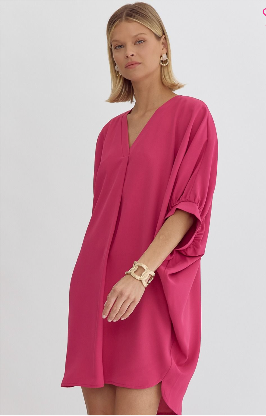 Magenta Moment Dress