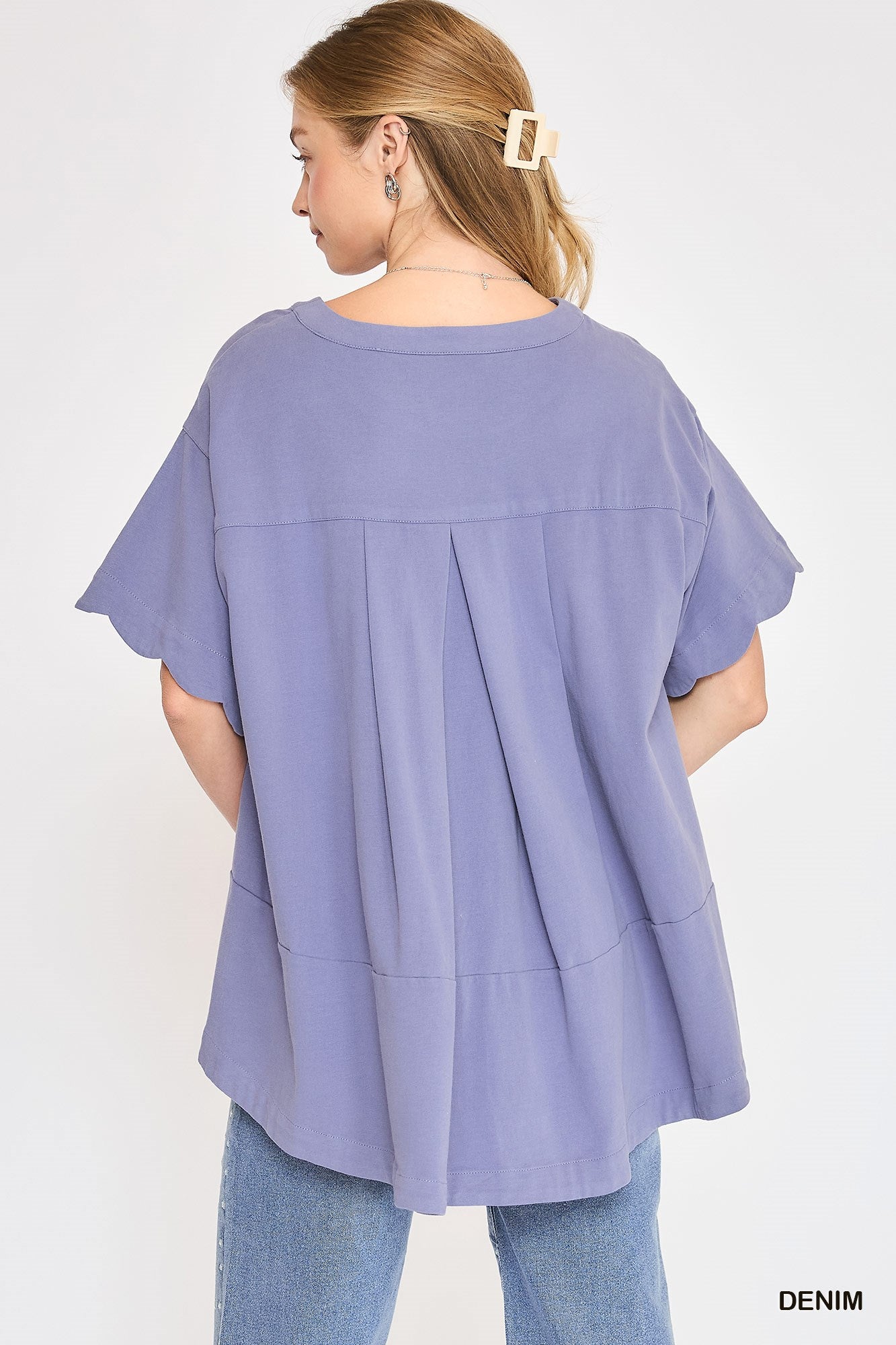 Scalloped & Sweet Top
